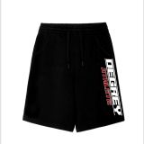  Quần lửng chân cua màu đen in logo Degrey short pant - SHOPADLOGO 