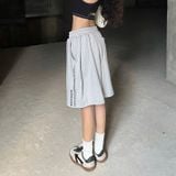  Quần lửng chất liệu chân cua Degrey short pant thiết kế thời trang nam nữ màu xám - SHOPAX 