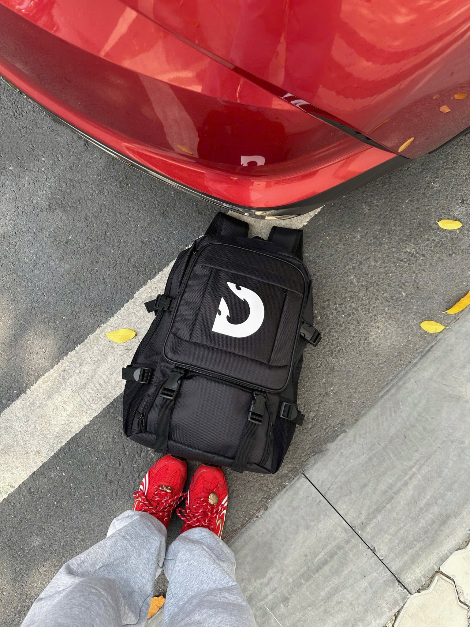  Balo Degrey Travel Backpack Canvas màu đen - TRABP 