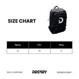  Balo Degrey Travel Backpack Canvas màu đen - TRABP 