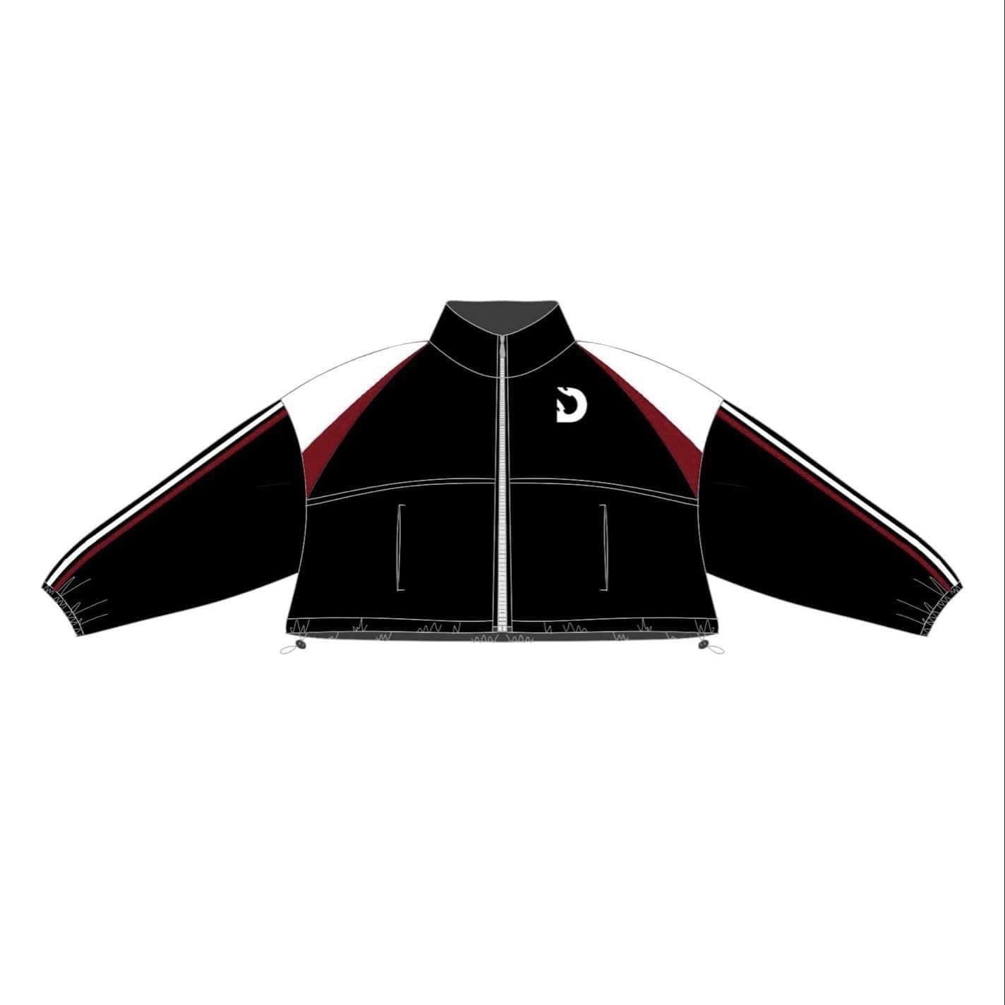  Áo Khoác Nữ Freesize Jacket Degrey TriEdge màu đen - EDGED 