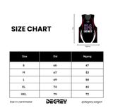  Áo ba lỗ Degrey Tanktop màu đen Crimson Surge thể thao - TANKCRIMD 