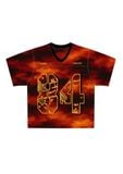  Áo thun Degrey Jersey màu camo đỏ cổ tim in hình thời trang thể thao - JERCAMODO 