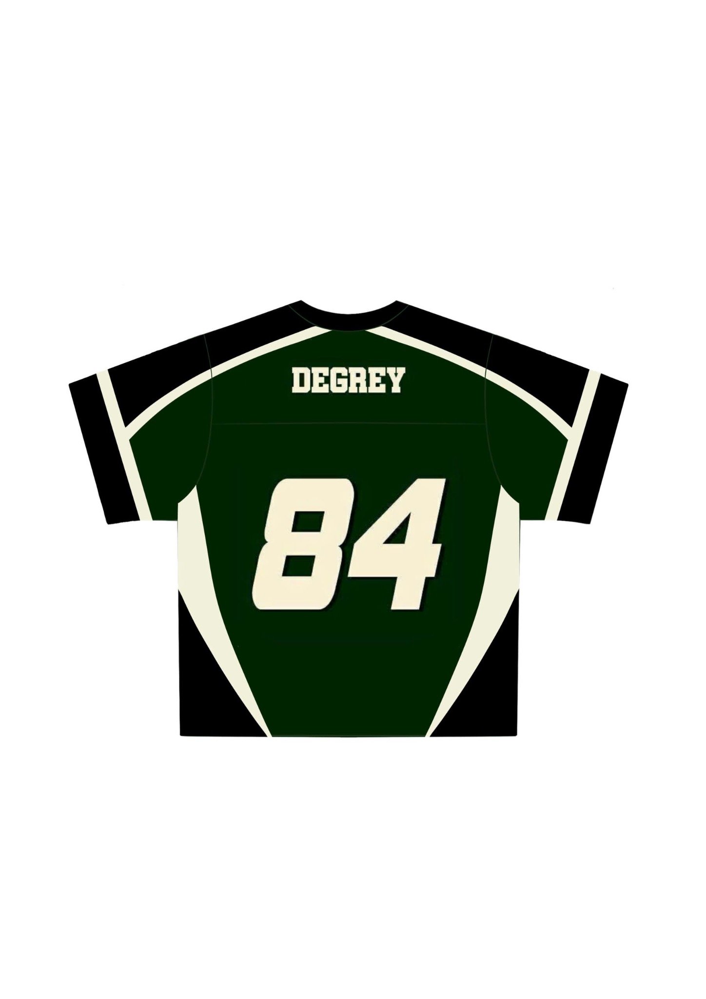  Áo thun thể thao màu xanh Degrey Jersey Rex 84 cổ tim - JERREX 