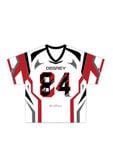  Áo thun Degrey Jersey Striker 84 cổ tim màu trắng in hình thời trang thể thao - JERSTRIT 