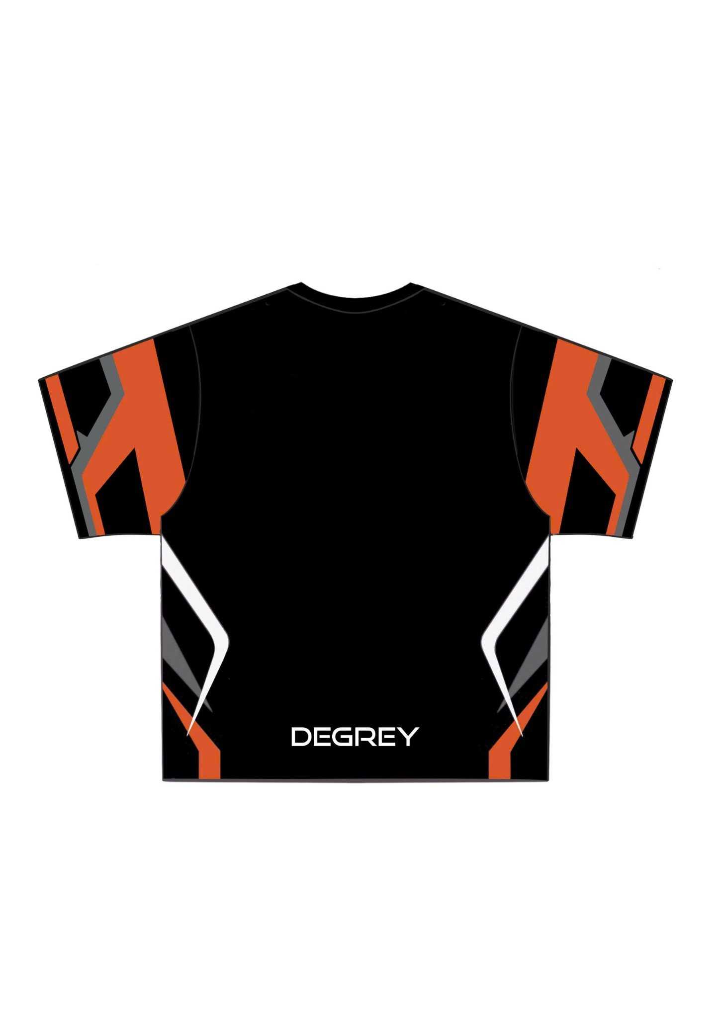  Áo thun Degrey Jersey Striker 84 cổ tim màu cam in hình thời trang thể thao - JERSTRIC 