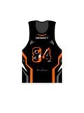  Áo ba lỗ Degrey Tanktop màu đen Big Logo D thể thao - TANKSTRIKCAM 