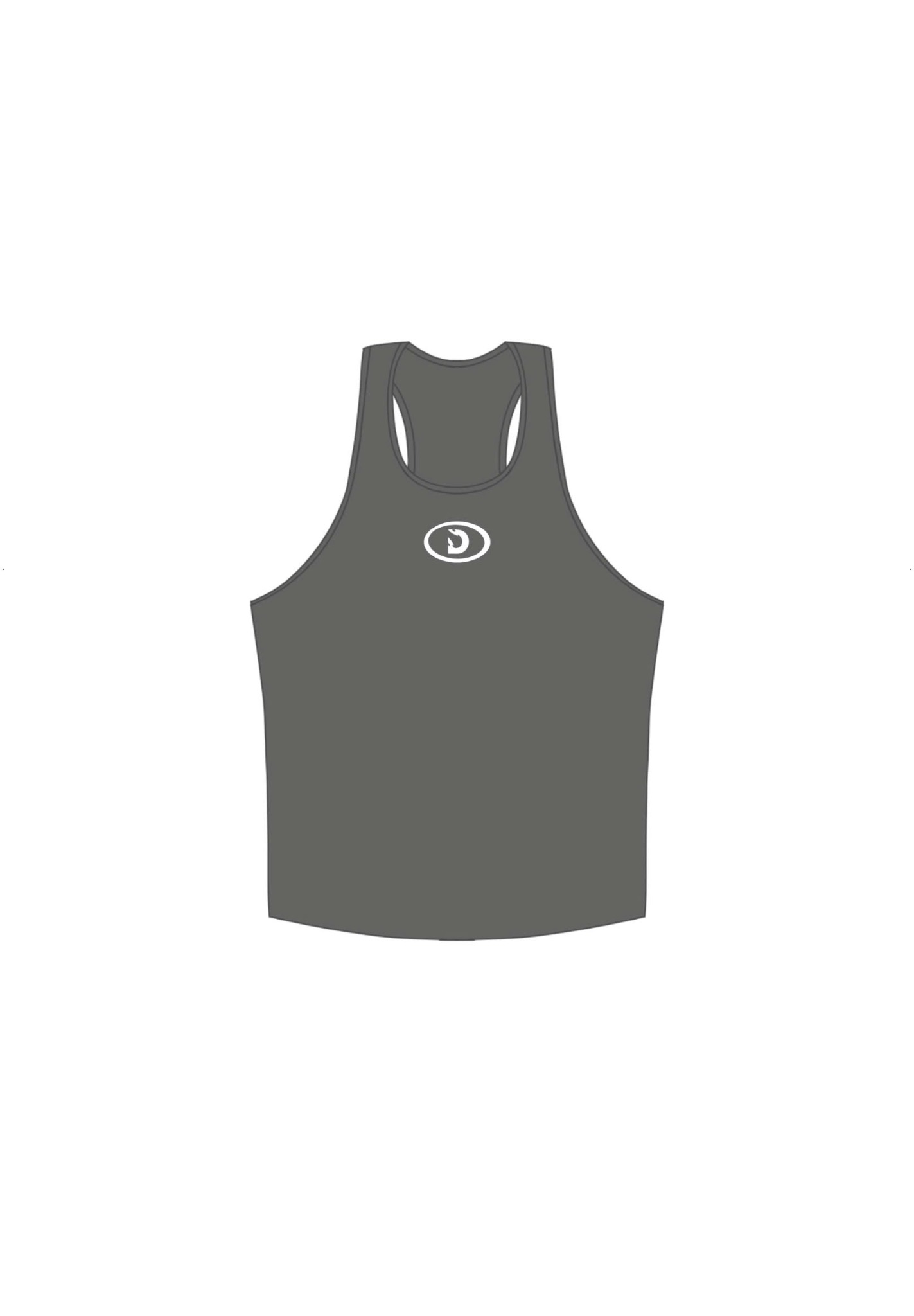  Áo Ba Lỗ Degrey Thun Gân màu XÁM TankTop Rib - TANKRIBXAM 