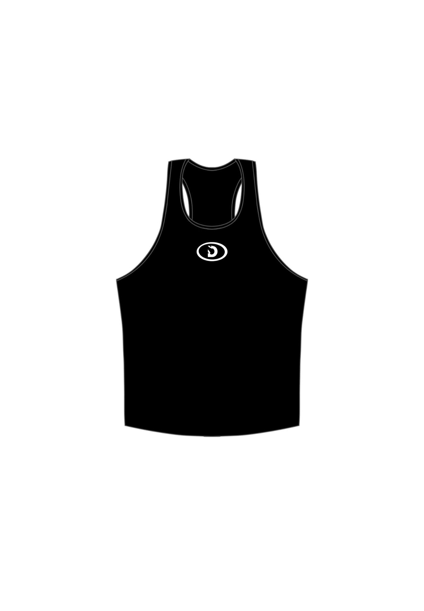  Áo Ba Lỗ Degrey Thun Gân màu ĐEN TankTop Rib - TANKRIBDEN 