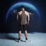  Áo Ba Lỗ Tanktop màu rêu Gym Thể Thao Thoáng Mát In logo Degrey - Local Brand Degrey sport wear - BLGREU 
