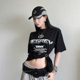  Áo Thun Degrey Cotton màu đen Tee Athlete Black - TEEATH 