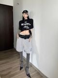  Áo Thun Degrey Cotton màu đen Tee Athlete Black - TEEATH 
