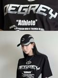  Áo Thun Degrey Cotton màu đen Tee Athlete Black - TEEATH 