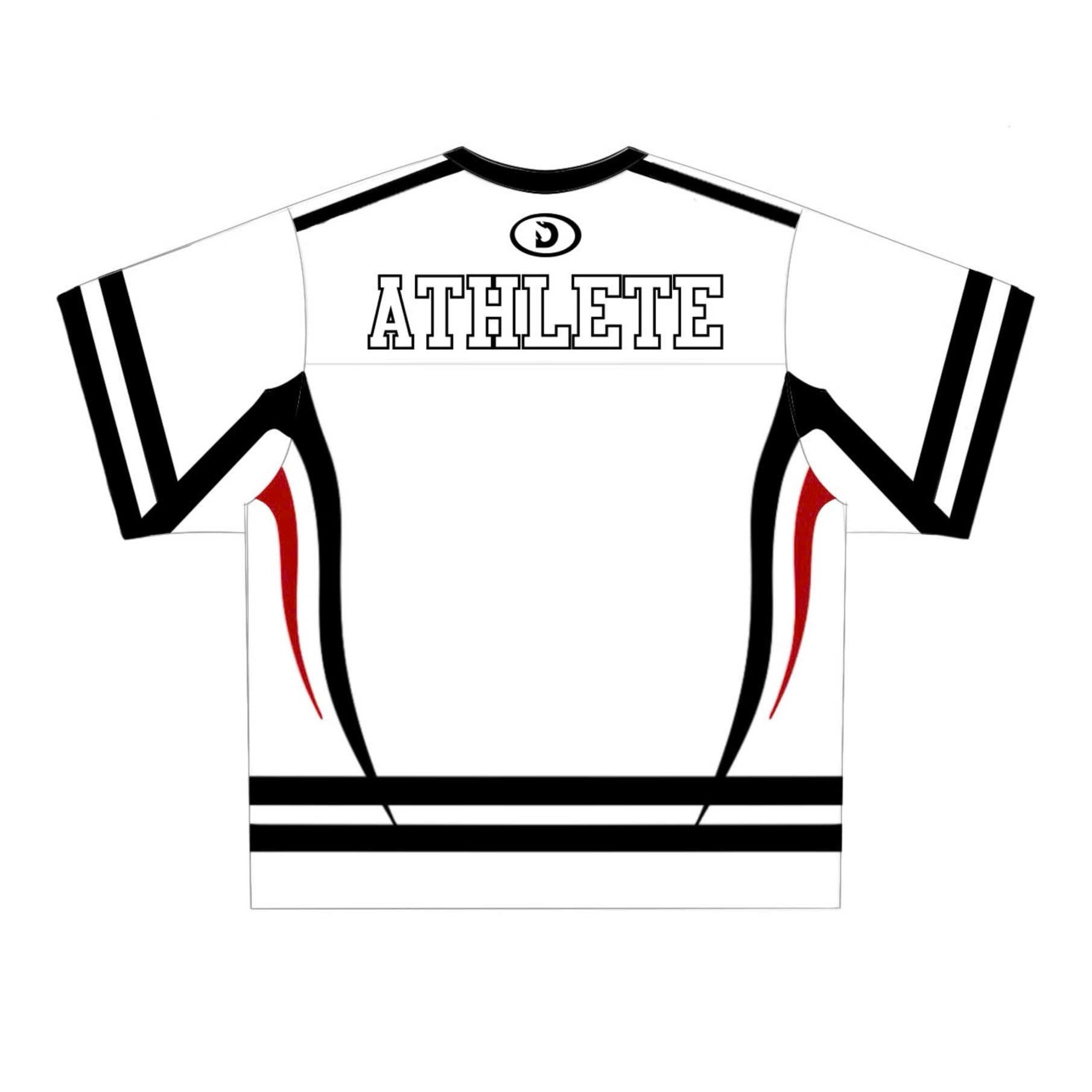 Áo thun thể thao màu TRẮNG CRIMSON Degrey Jersey 84 cổ tim - JERCRIMT 