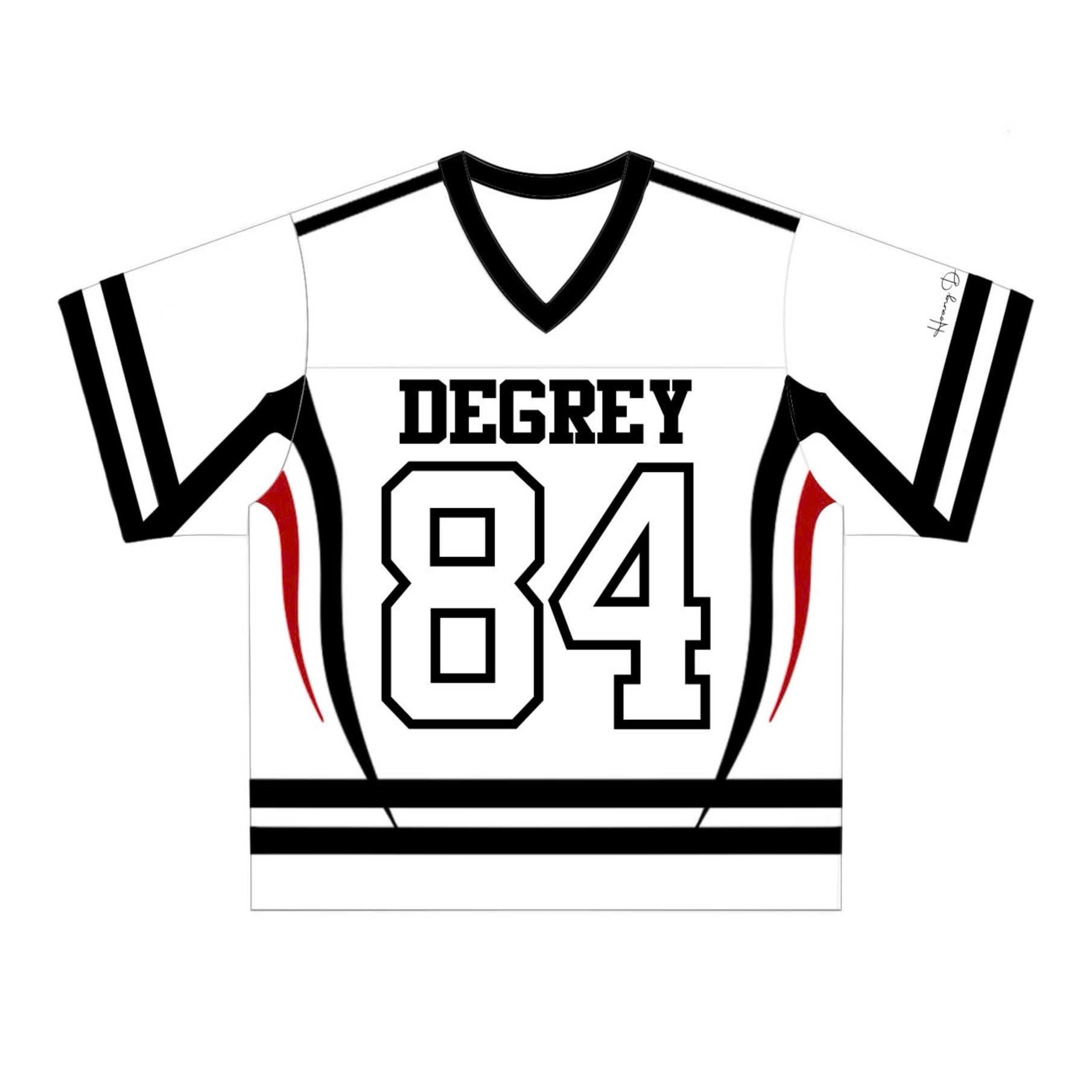  Áo thun thể thao màu TRẮNG CRIMSON Degrey Jersey 84 cổ tim - JERCRIMT 