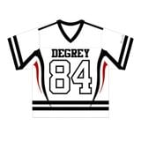  Áo thun thể thao màu TRẮNG CRIMSON Degrey Jersey 84 cổ tim - JERCRIMT 