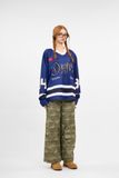  Áo thun tay dài Degrey Jersey long sleeve cổ tim in hình thời trang thể thao nam nữ màu xanh- JERLONGXANH 