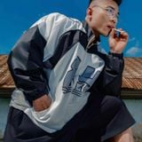  Jacket Degrey áo khoác dù thiết kế thời trang phong cách thể thao màu xám - JACKXAM 