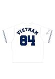  Áo khoác sơmi Jersey Degrey Baseball form rộng màu xanh - BASEXA 