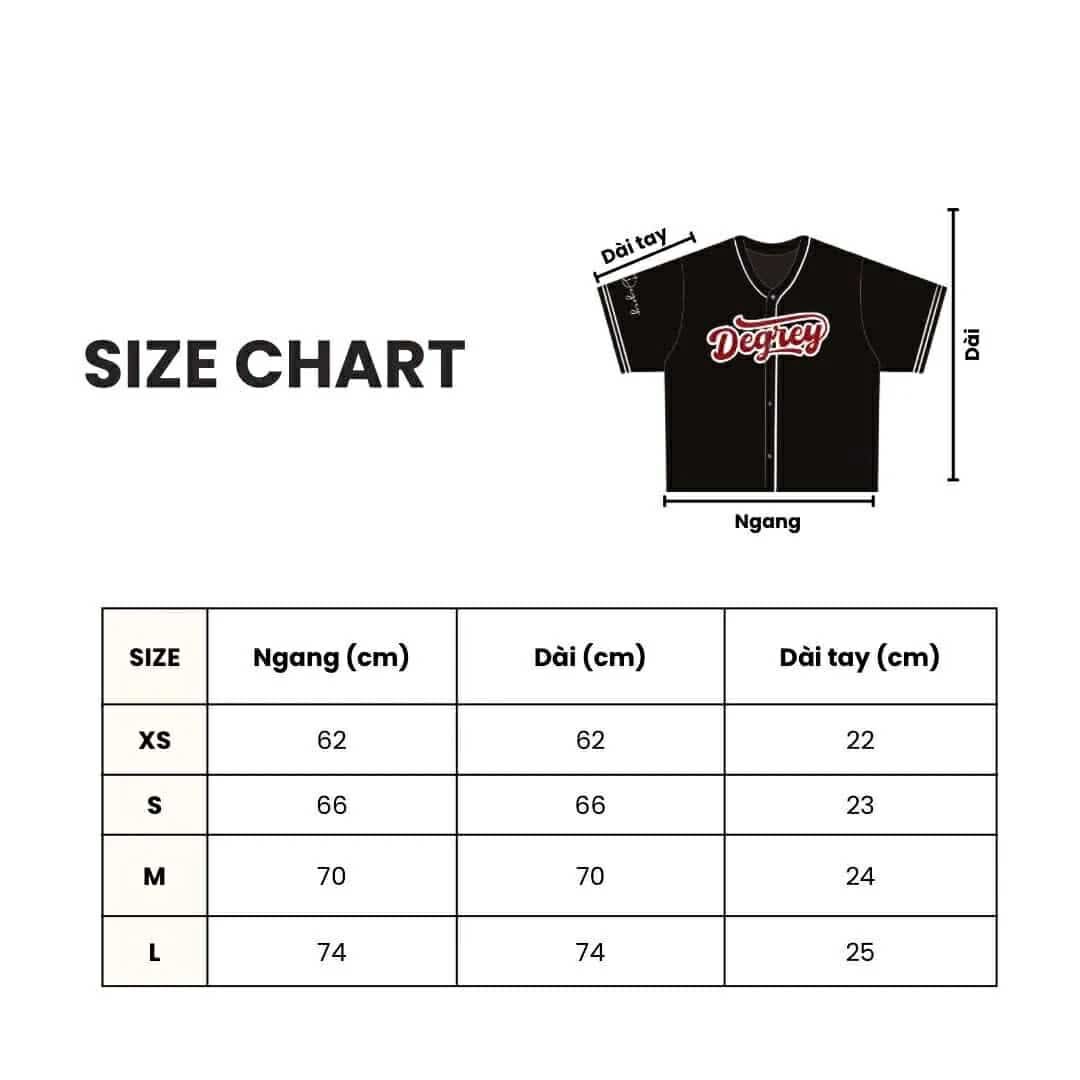  Áo khoác sơmi Jersey Degrey Baseball form rộng màu moca - BASEM 