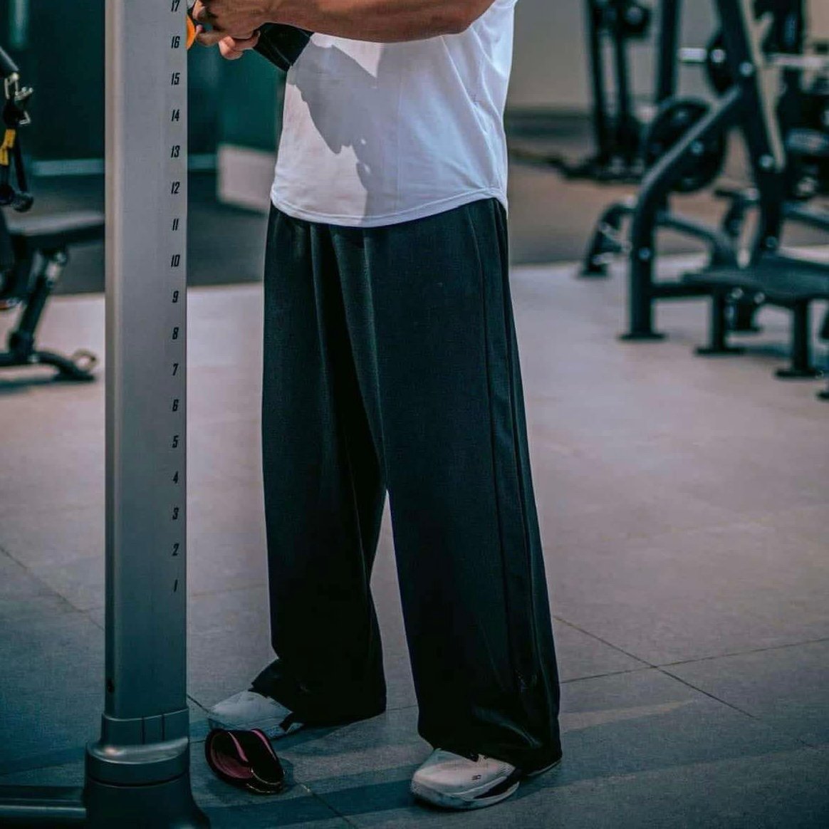  Quần dài thun Degrey Long Pants thiết kế thời trang thể thao màu đen - LOPA 