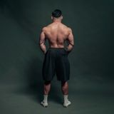  Quần lửng chất liệu chân cua Degrey short pant thiết kế thời trang nam nữ màu đen - SHOPAD 