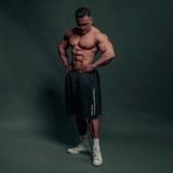  Quần lửng chất liệu chân cua Degrey short pant thiết kế thời trang nam nữ màu đen - SHOPAD 