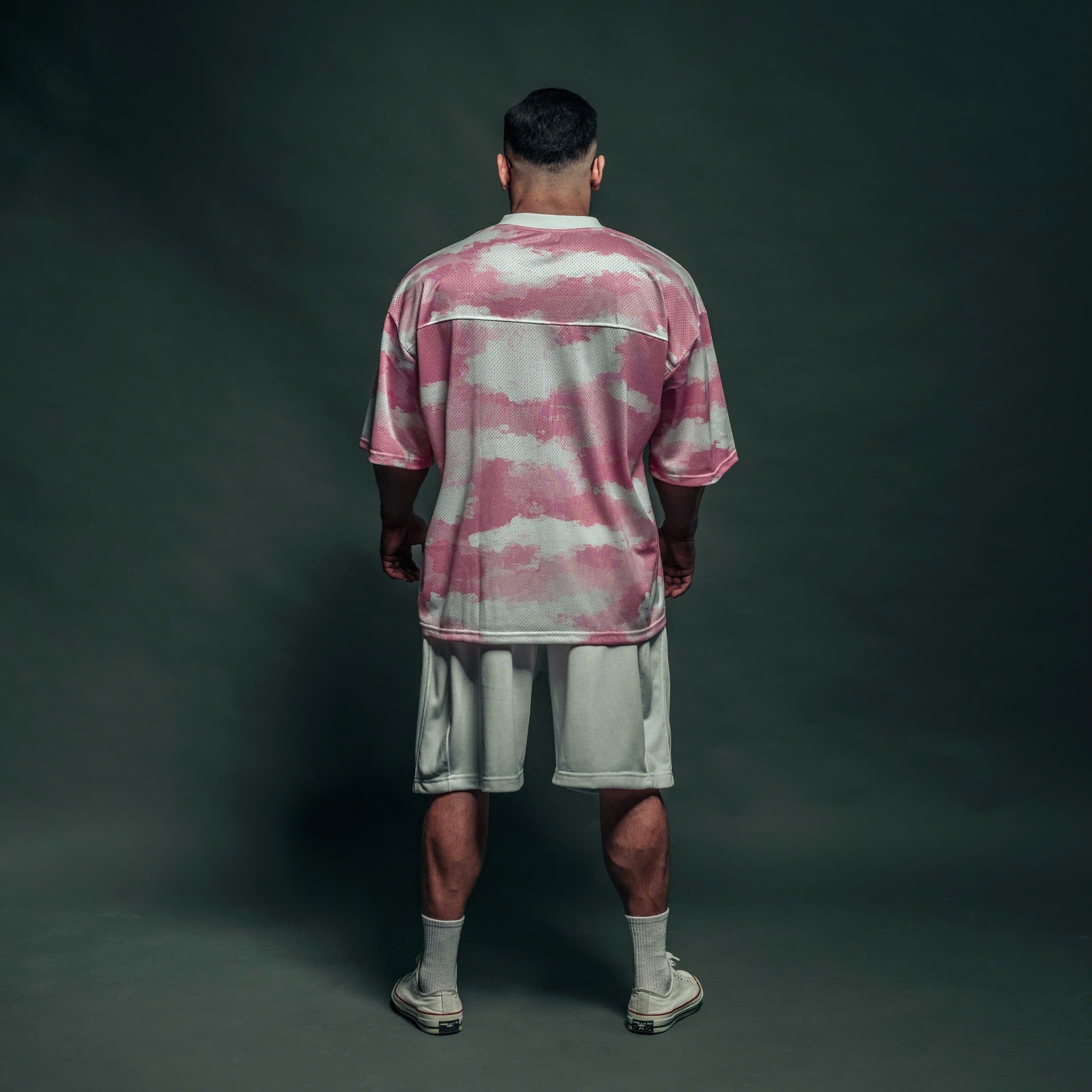  Áo thun Degrey Jersey cổ tim in hình thời trang thể thao nam nữ màu camo hồng - JERCAMOHONG 