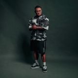  Áo thun Degrey Jersey cổ tim in hình thời trang thể thao nam nữ màu camo đen - JERCAMODEN 