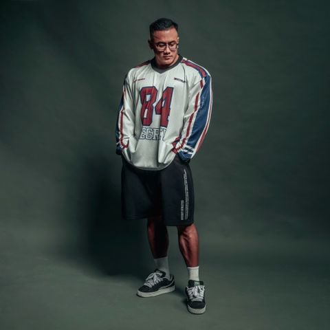  Áo thun tay dài Degrey Jersey long sleeve cổ tim in hình thời trang thể thao nam nữ Flexible x3 color - FLEX 