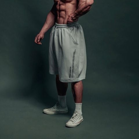  Quần lửng chất liệu chân cua Degrey short pant thiết kế thời trang nam nữ màu xám - SHOPAX 