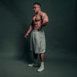  Quần lửng chất liệu chân cua Degrey short pant thiết kế thời trang nam nữ màu xám - SHOPAX 