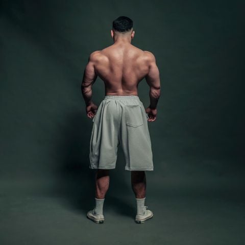  Quần lửng chất liệu chân cua Degrey short pant thiết kế thời trang nam nữ màu trắng - SHOPAT 