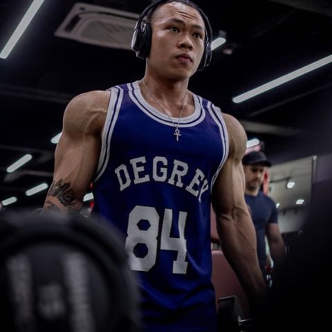  Áo ba lỗ Degrey Tanktop thể thao thời trang nam nữ màu xanh - TANKX 