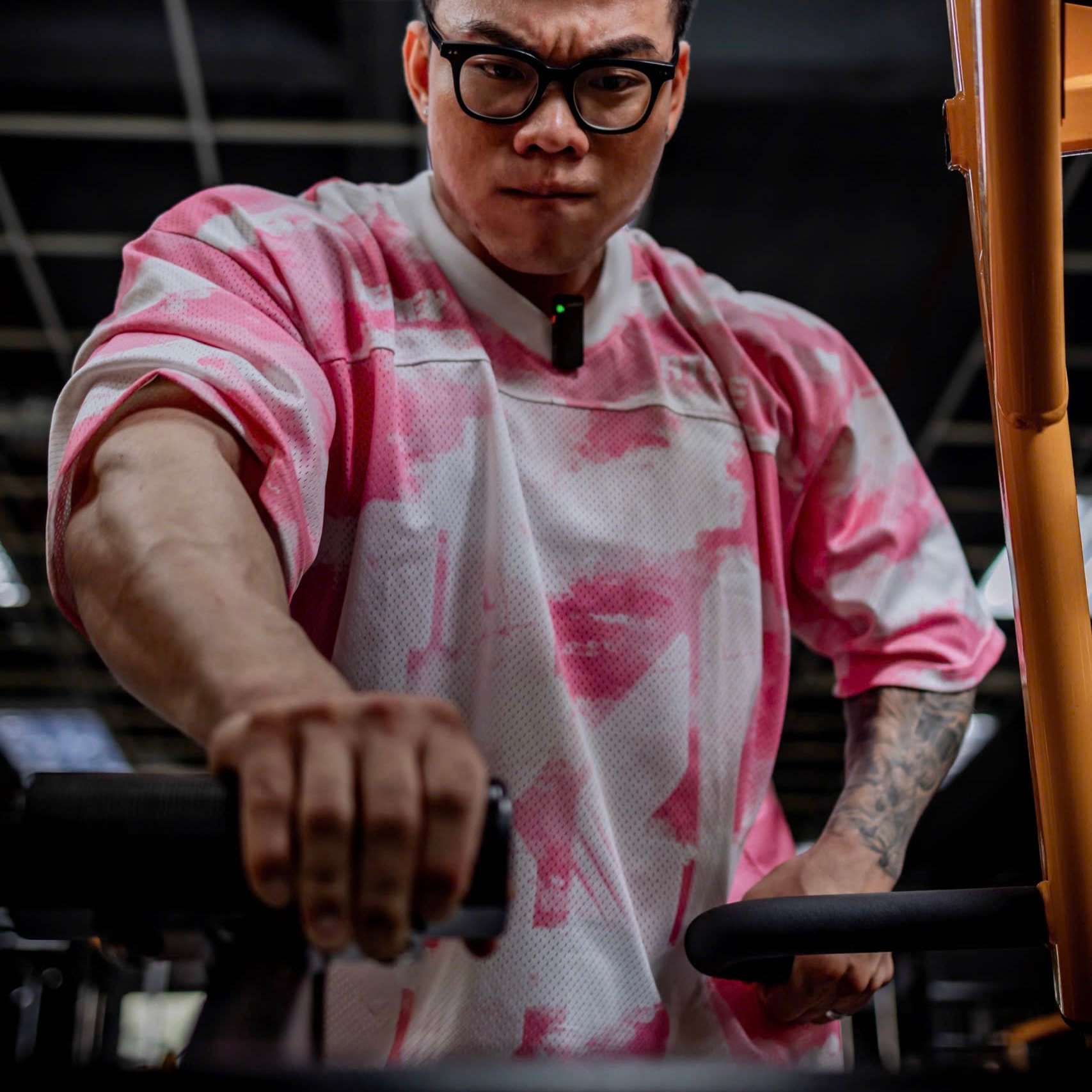  Áo thun Degrey Jersey cổ tim in hình thời trang thể thao nam nữ màu camo hồng - JERCAMOHONG 