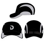  Mũ/Nón Degrey màu đen phối xám lưỡi trai cap thêu logo thiết kế thời trang - CAPDX 