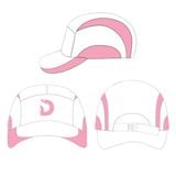  Mũ/Nón Degrey màu trắng phối hồng lưỡi trai cap thêu logo thiết kế thời trang - CAPTHO 