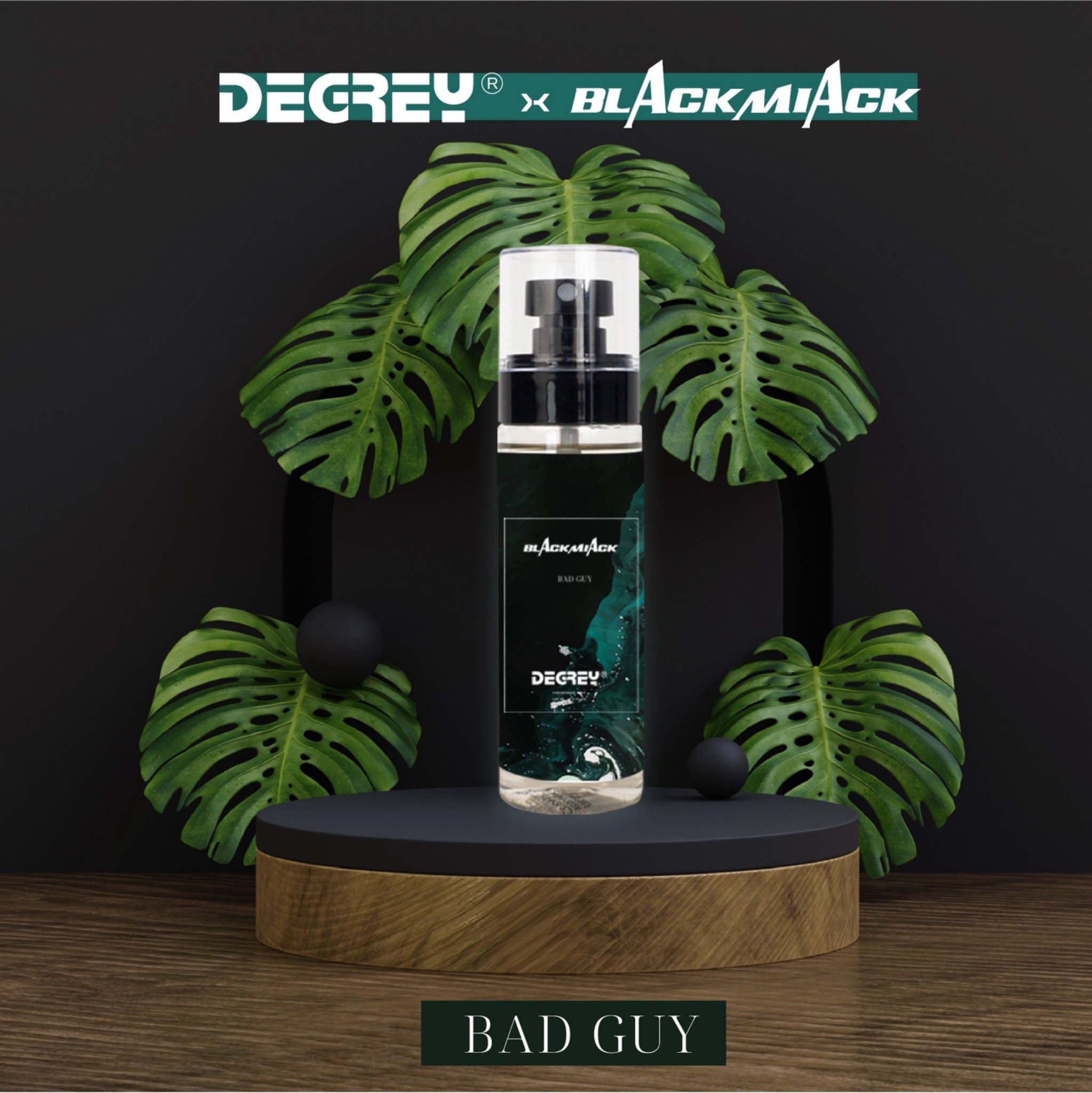  Body mist Nam Nữ Unisex Degrey Black Miack Bad Guy - BGUY 