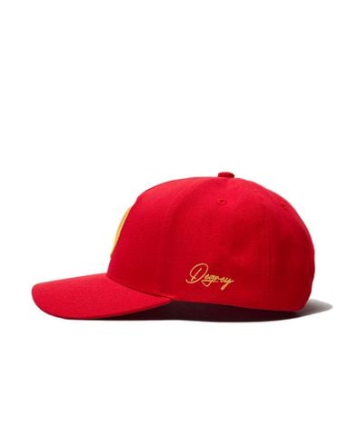  Degrey nón lưỡi trai form frame cap basic thêu logo thiết kế thời trang đơn giản màu đỏ - FRAMER 