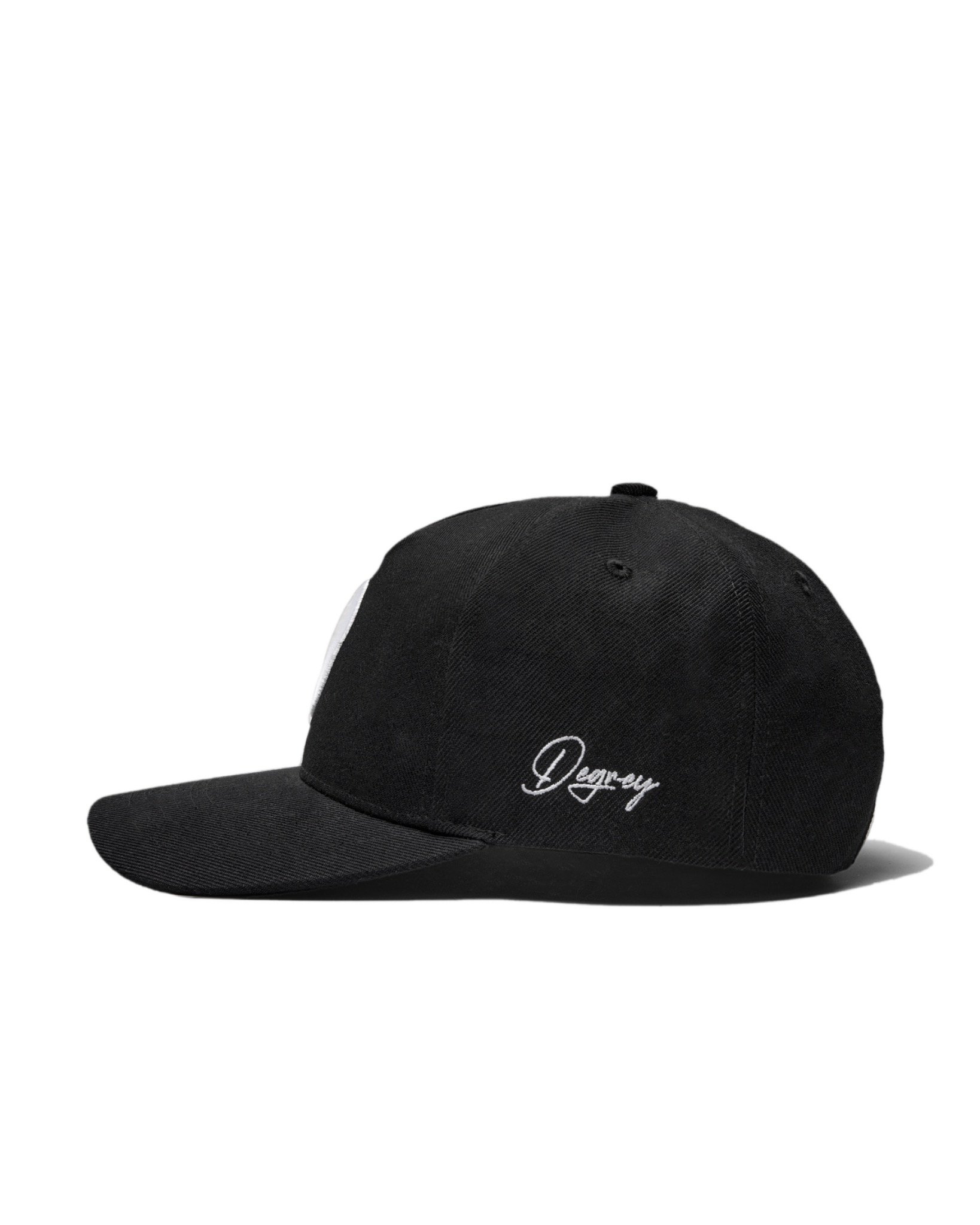  Degrey nón lưỡi trai form frame cap basic thêu logo thiết kế thời trang đơn giản màu đen - FRAMED 