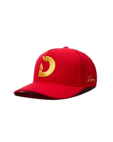  Degrey nón lưỡi trai form frame cap basic thêu logo thiết kế thời trang đơn giản màu đỏ - FRAMER 