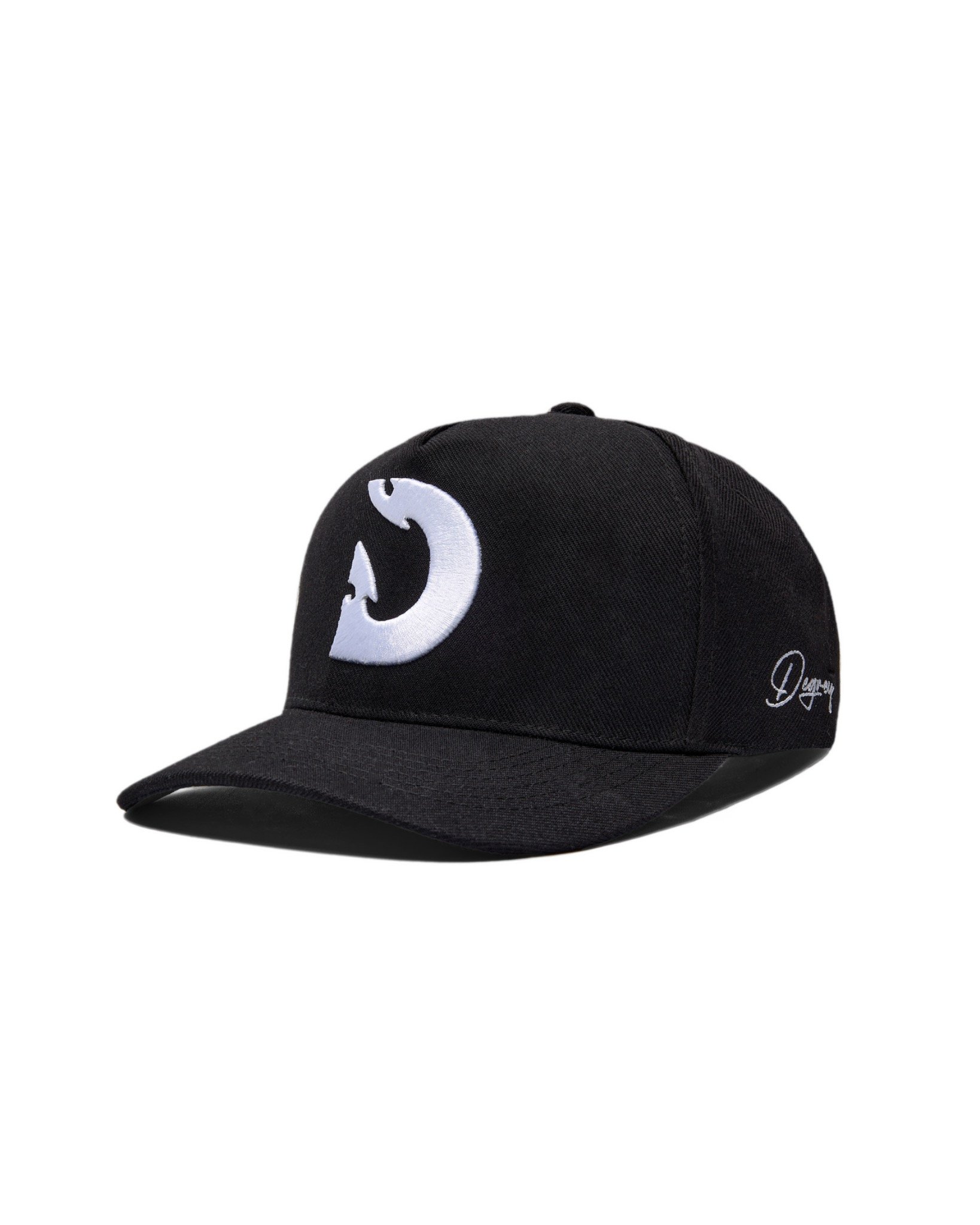  Degrey nón lưỡi trai form frame cap basic thêu logo thiết kế thời trang đơn giản màu đen - FRAMED 