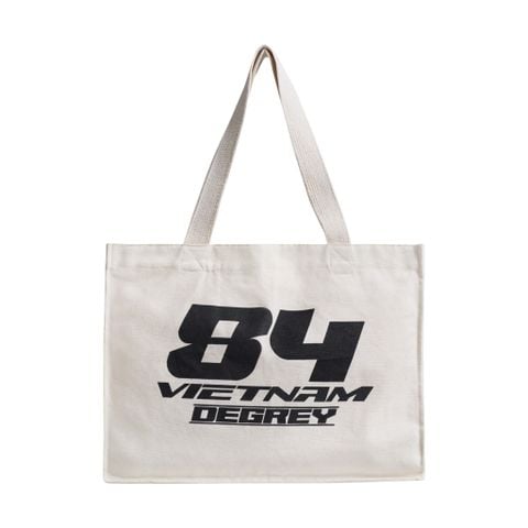  Túi Degrey Canvas Big Size Basic Bag đơn giản thiết kế thời trang nam nữ mau kem - CANK 