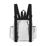  Degrey Mini Backpack Drawstring Silver - MBPS 