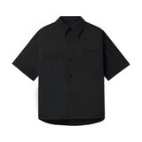  Degrey.Madmonks Pockets Short-Sleeved Black Shirt - DMPS 