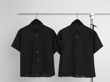  Degrey.Madmonks Short-Sleeved Black Shirt - DMSS 