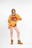  Áo thun Degrey Jersey cổ tim in hình thời trang thể thao nam nữ ss2 màu vàng- JERV2 