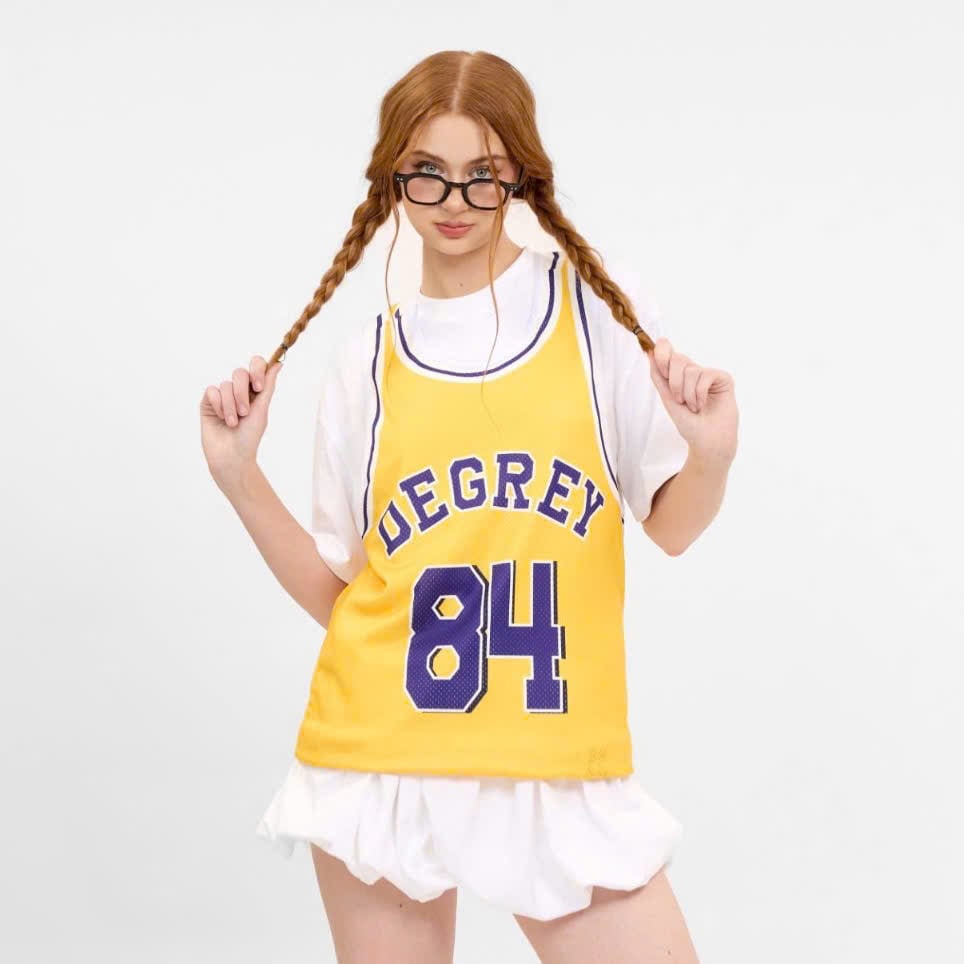  Áo ba lỗ Degrey Tanktop thể thao thời trang nam nữ màu vàng - TANKV 