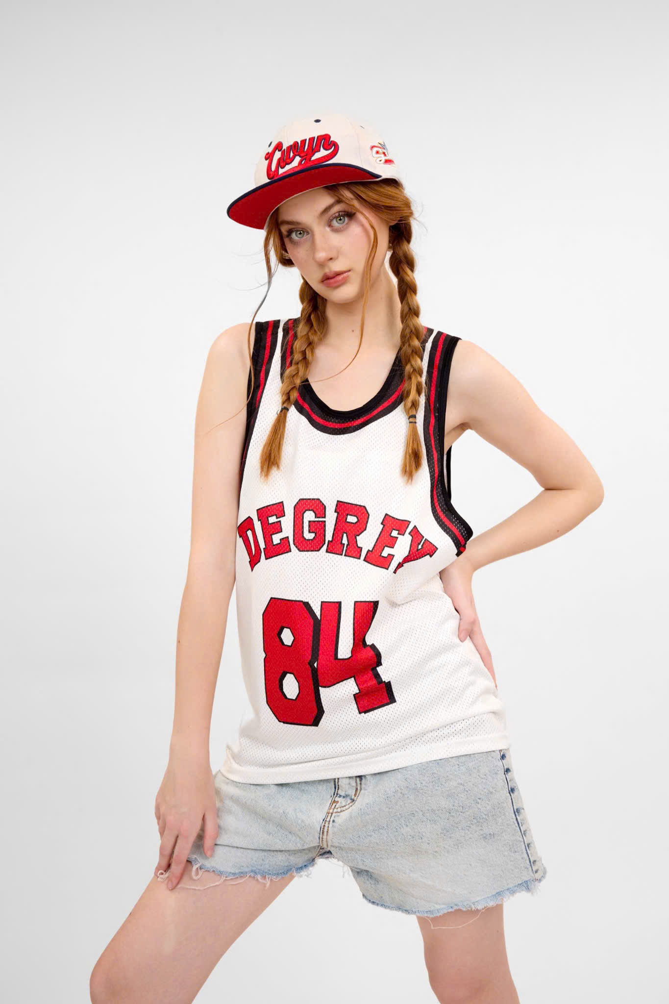  Áo ba lỗ Degrey Tanktop thể thao thời trang nam nữ màu trắng - TANKT 