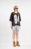  Áo thun Degrey Jersey cổ tim in hình thời trang thể thao nam nữ màu đen - JERD 